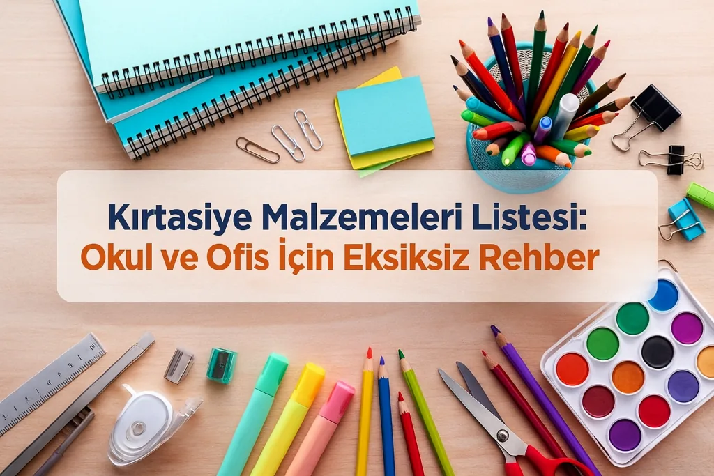 Kırtasiye Malzemeleri Listesi - Okul ve Ofis için Tam Rehber 2 Kırtasiye Malzemeleri Listesi – Okul ve Ofis için Tam Rehber